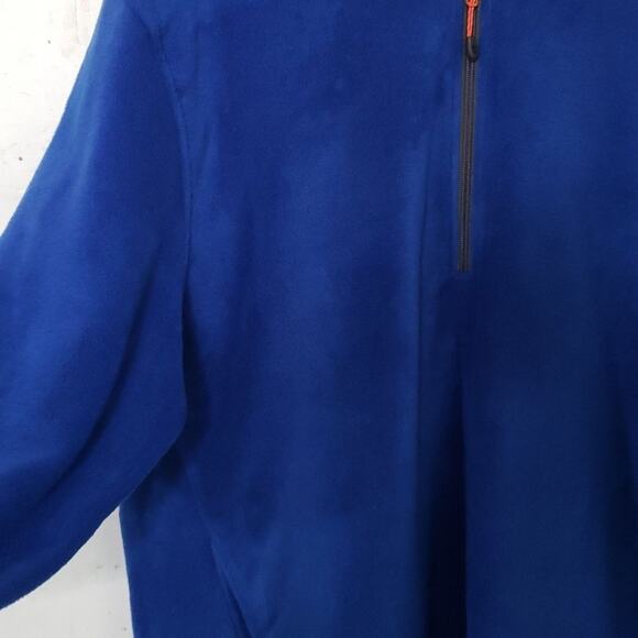 Woolrich Men's VINTAGE Preppy Fleece Jacket XL Outdoor Pull Over Quarter Zip - Picture 4 of 11